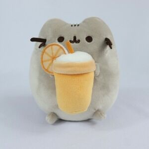 Gund Pusheen Snackable Orange Juice Plush Stuffed Cat Toy Target Exclusive